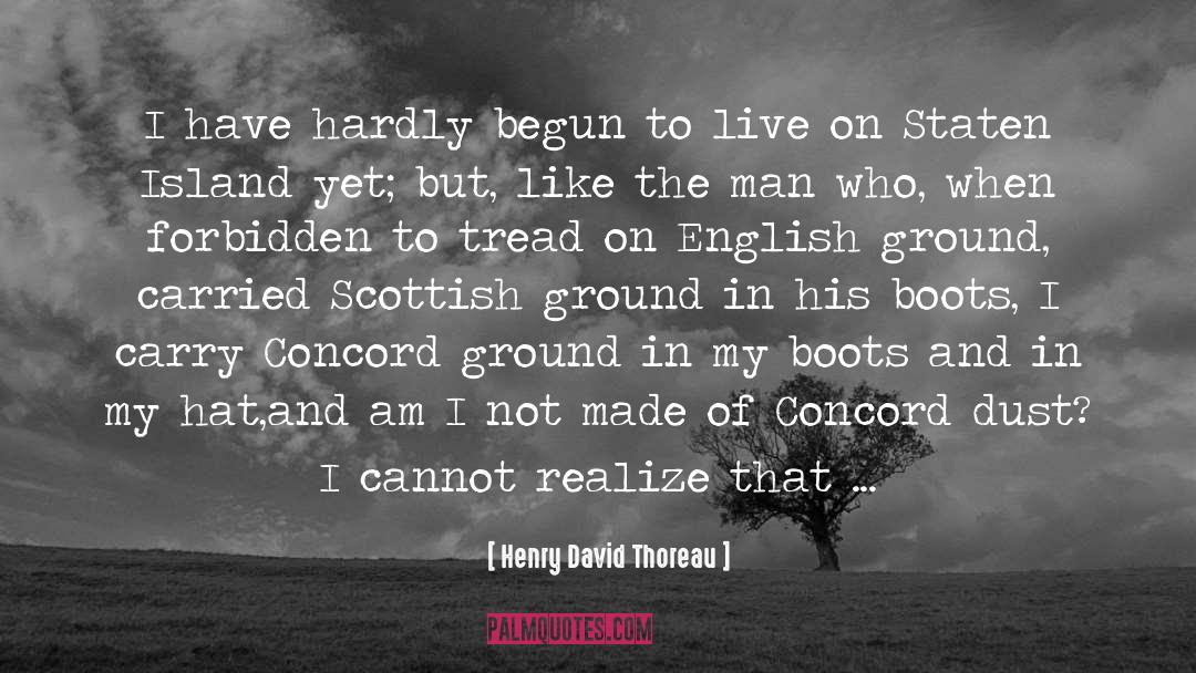 Concord quotes by Henry David Thoreau