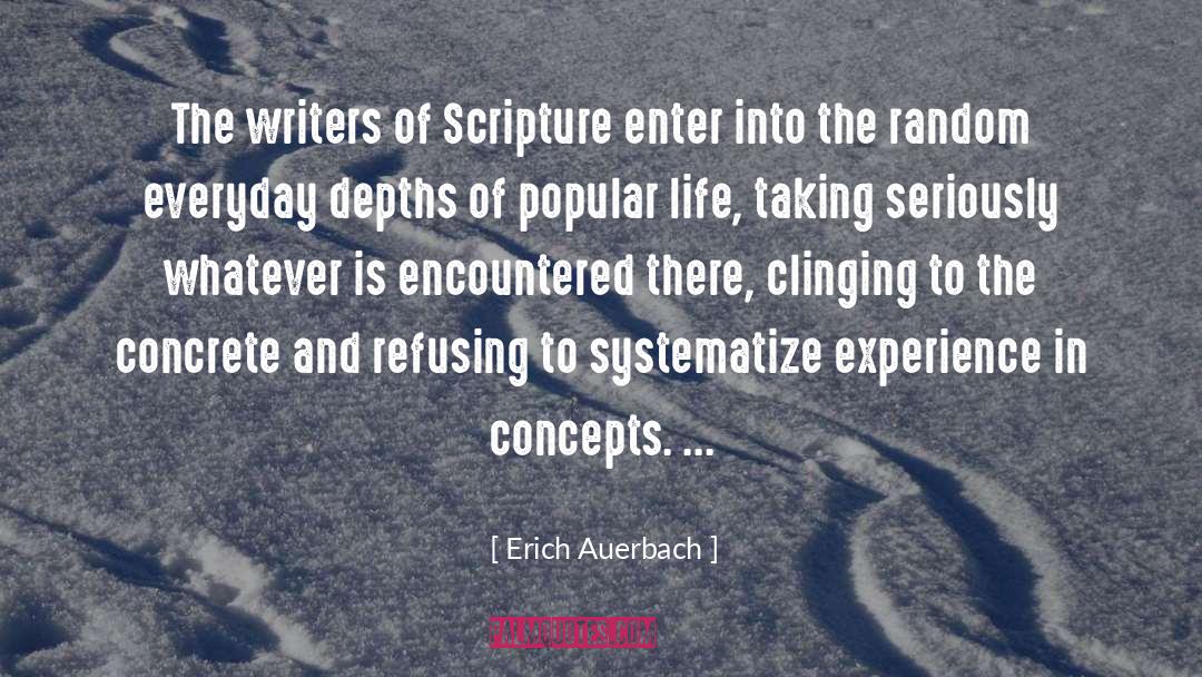 Concrete Of Abstract quotes by Erich Auerbach