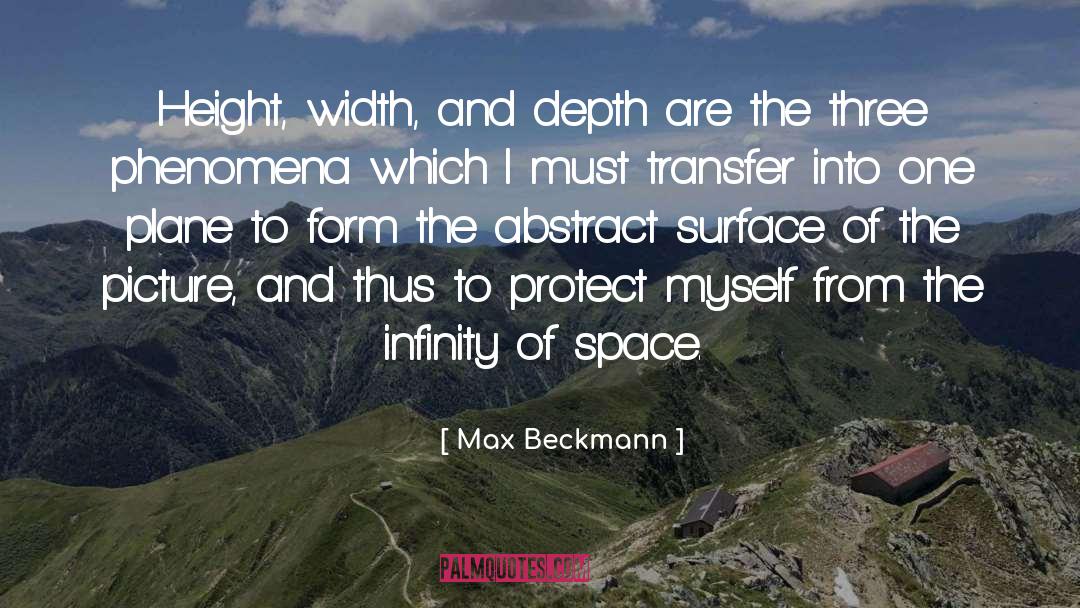 Concrete Of Abstract quotes by Max Beckmann