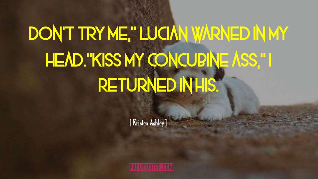 Concubine quotes by Kristen Ashley