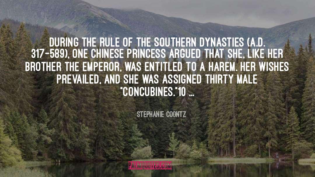 Concubines quotes by Stephanie Coontz