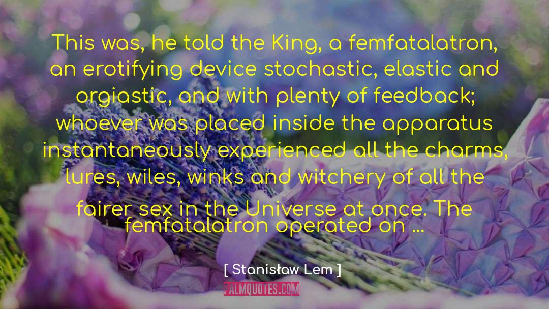 Concupiscence quotes by Stanisław Lem