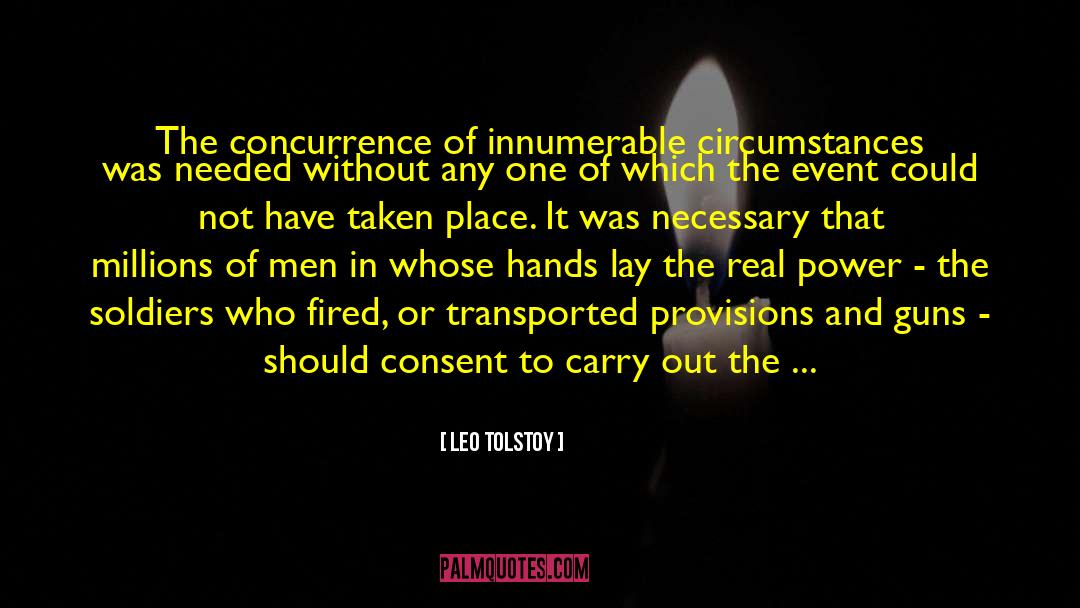Concurrence quotes by Leo Tolstoy