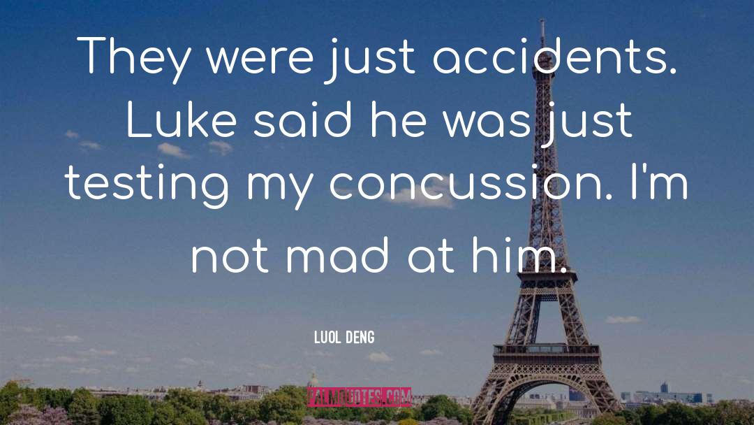 Concussion quotes by Luol Deng