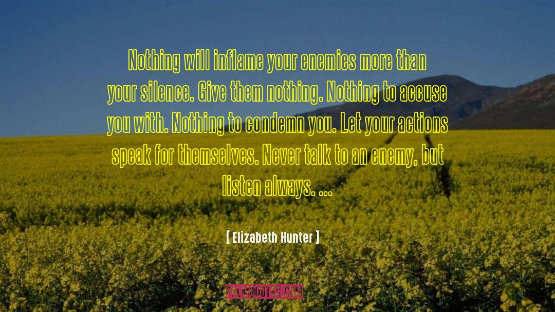 Condemn quotes by Elizabeth Hunter