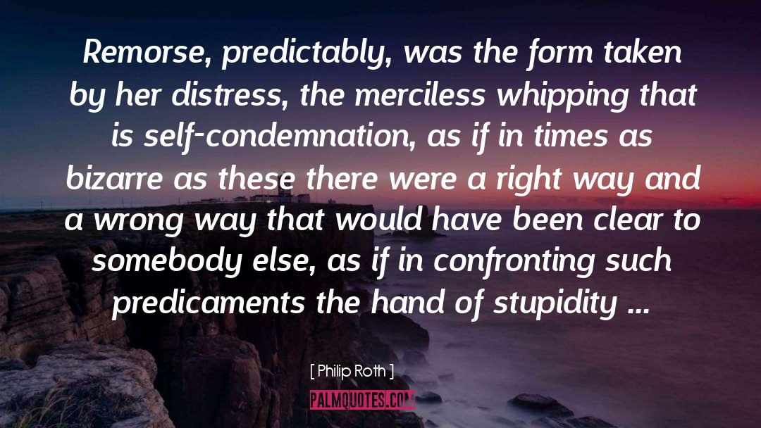 Condemnation quotes by Philip Roth