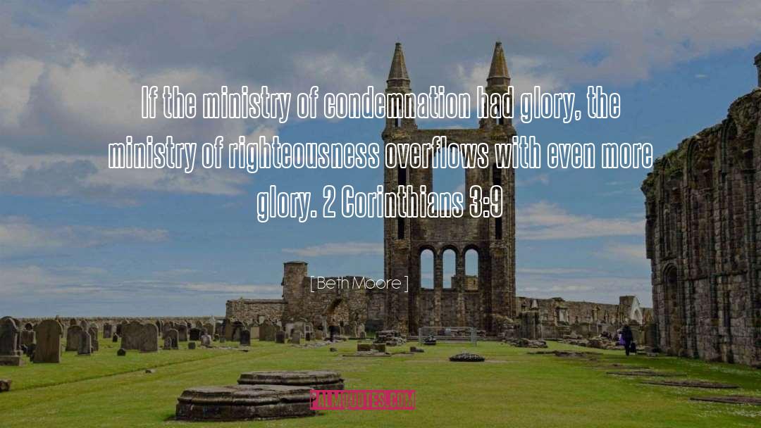 Condemnation quotes by Beth Moore