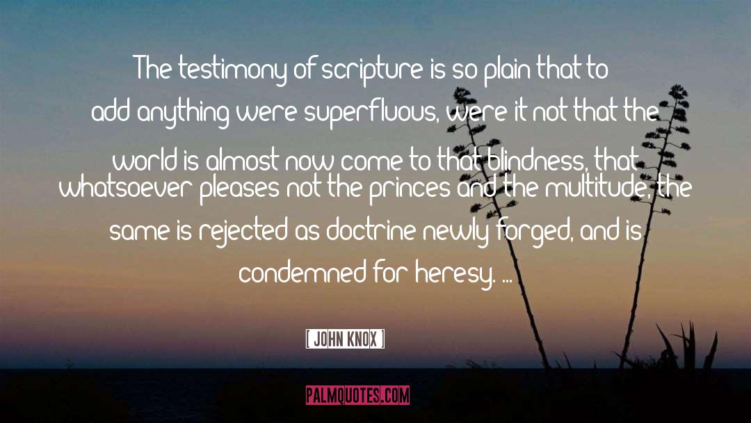 Condemned quotes by John Knox