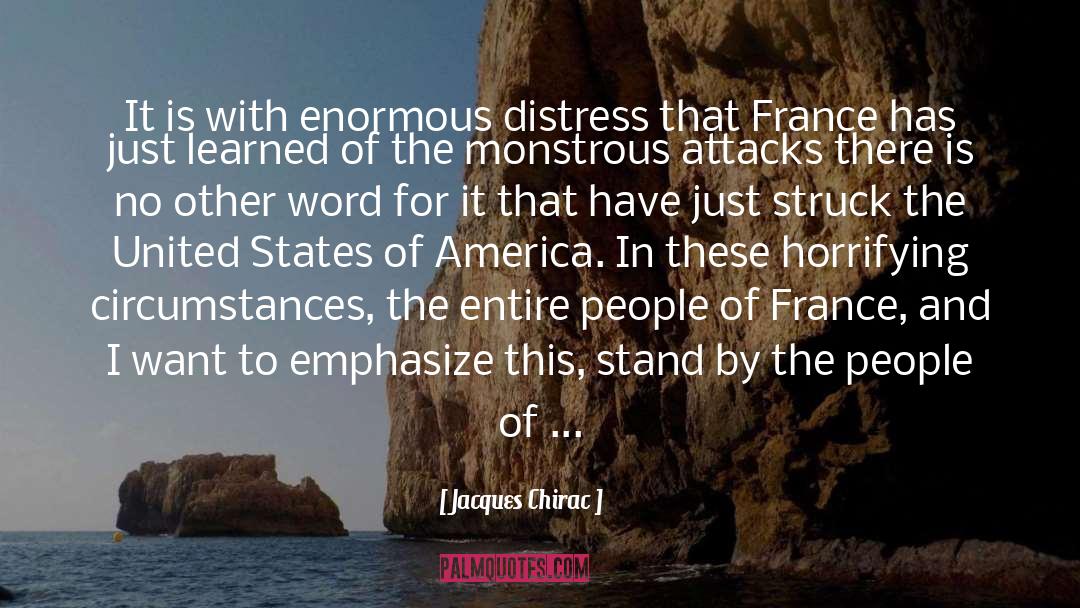 Condemns quotes by Jacques Chirac