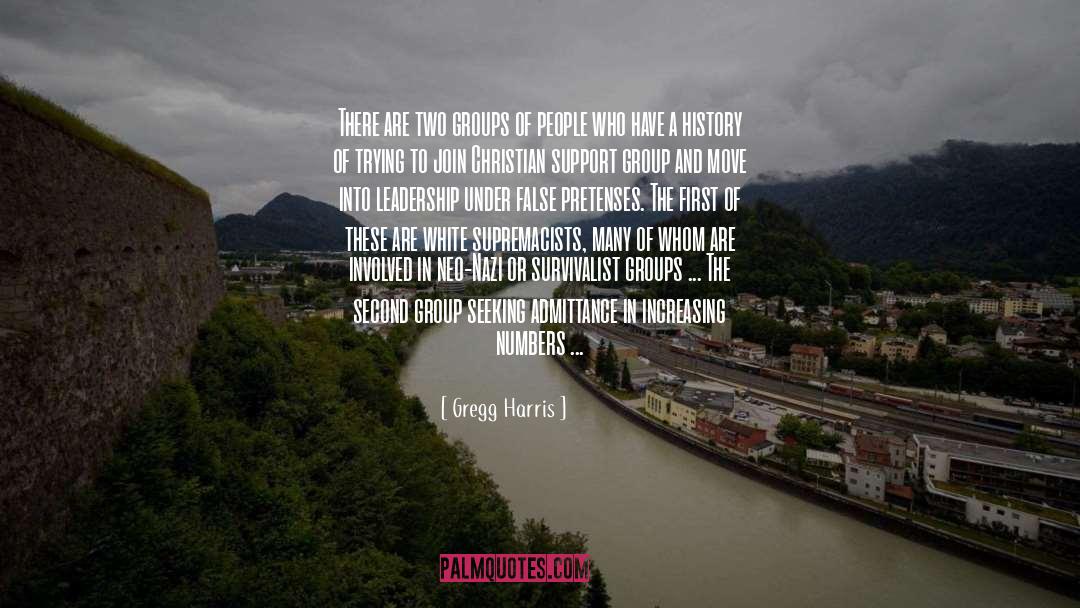 Condemns quotes by Gregg Harris