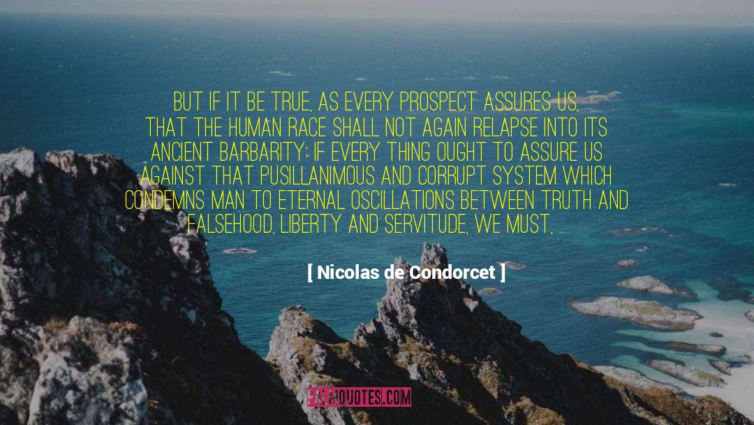 Condemns quotes by Nicolas De Condorcet