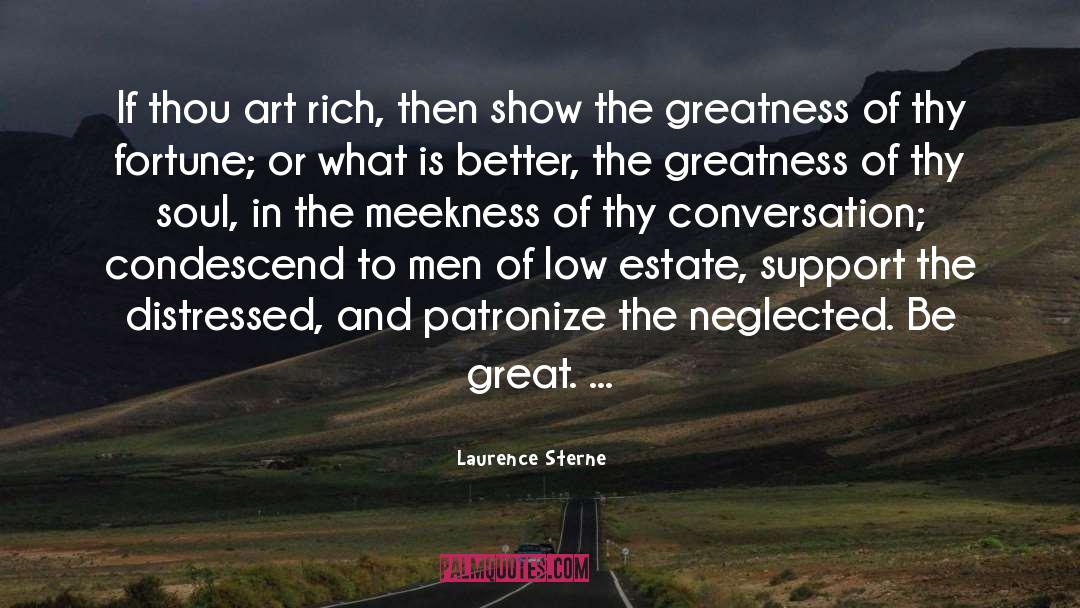 Condescend quotes by Laurence Sterne