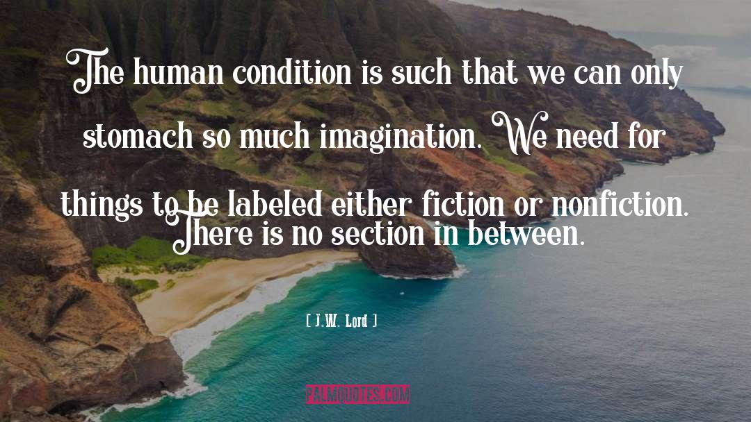 Condition Is quotes by J.W. Lord