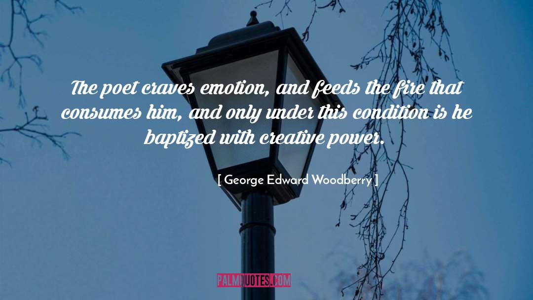 Condition Is quotes by George Edward Woodberry