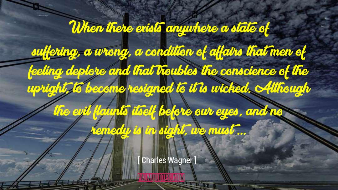 Condition Of Humanity quotes by Charles Wagner