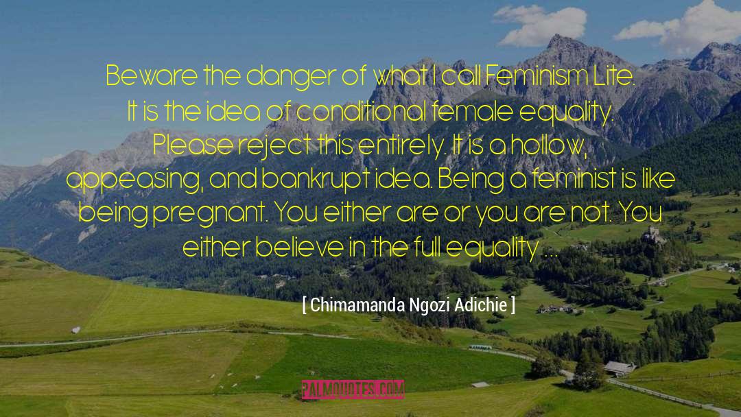 Conditional quotes by Chimamanda Ngozi Adichie
