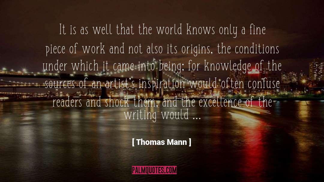 Conditions quotes by Thomas Mann