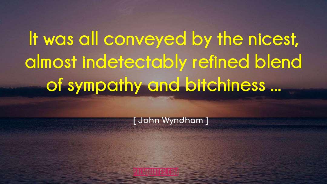 Condolence Inspirational Sympathy quotes by John Wyndham