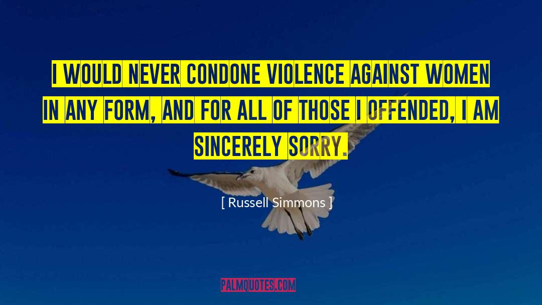 Condone quotes by Russell Simmons