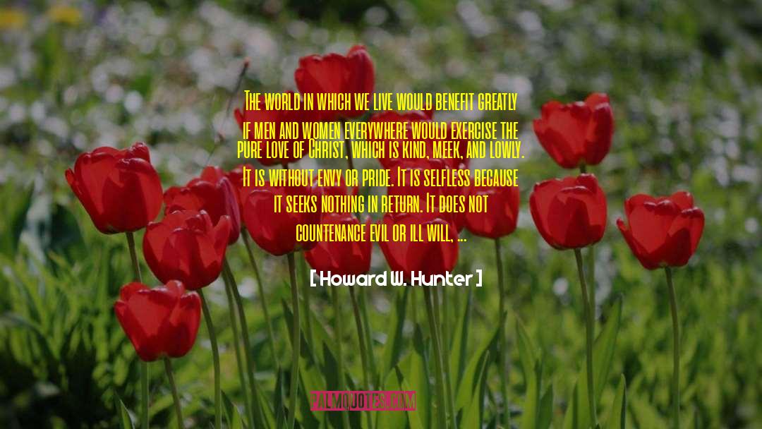 Condone quotes by Howard W. Hunter
