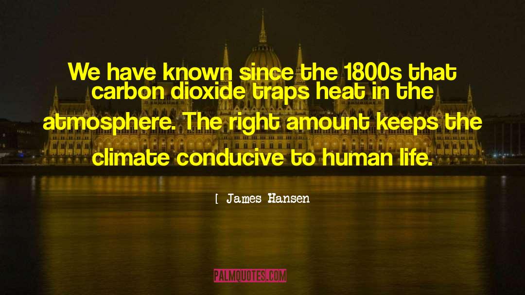 Conducive quotes by James Hansen