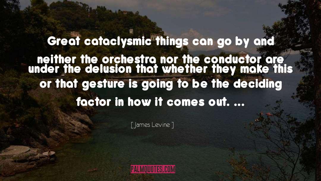 Conductor quotes by James Levine