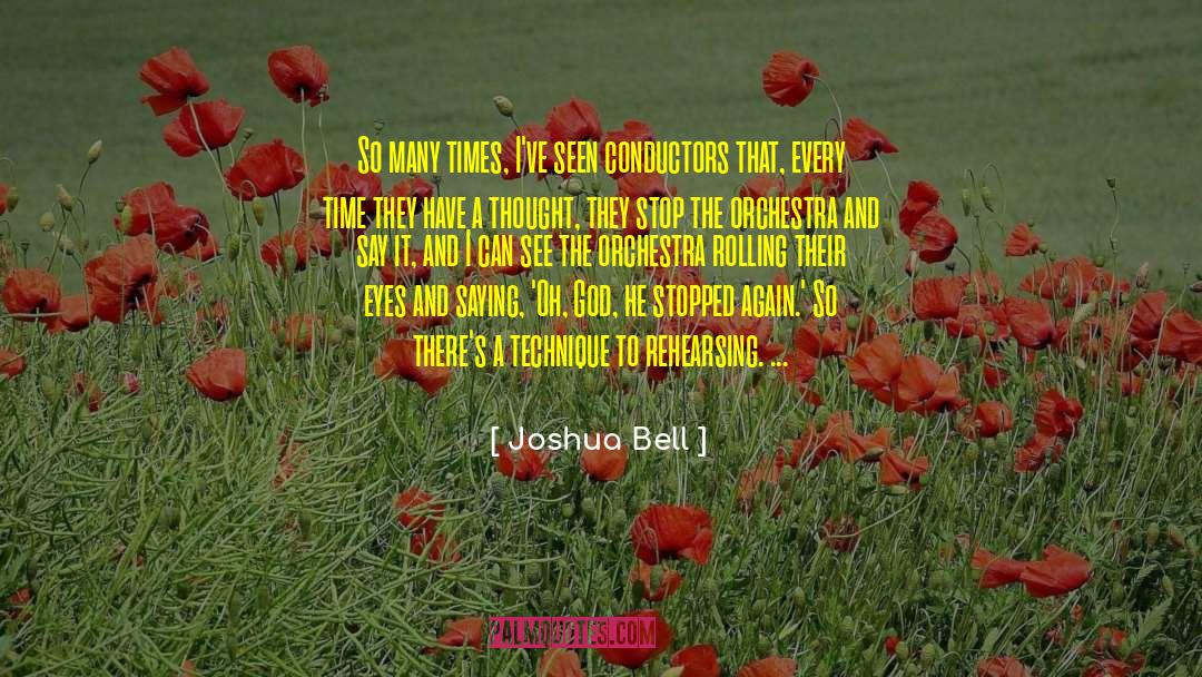 Conductors quotes by Joshua Bell