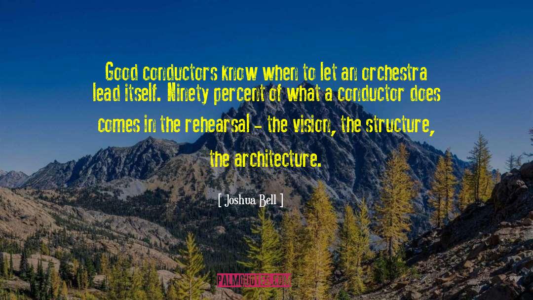 Conductors quotes by Joshua Bell