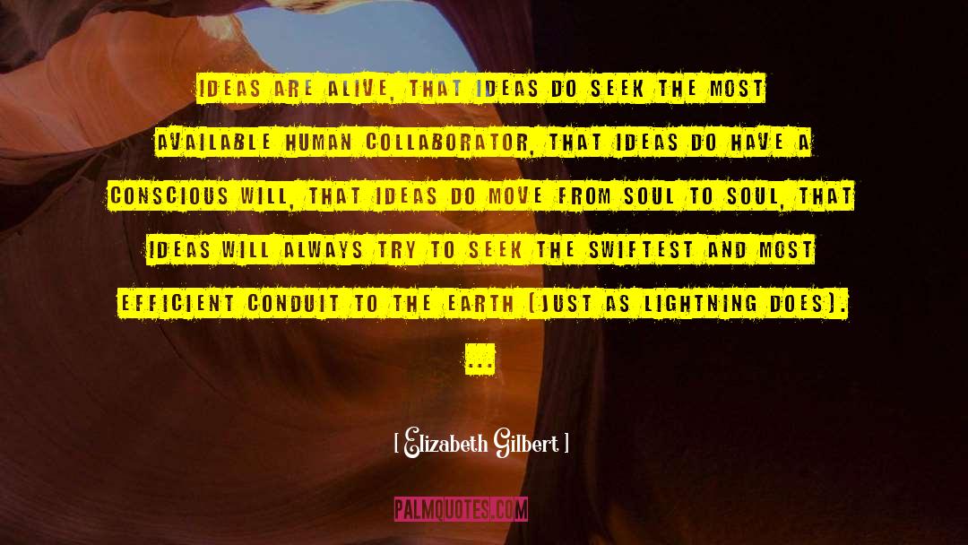 Conduit quotes by Elizabeth Gilbert
