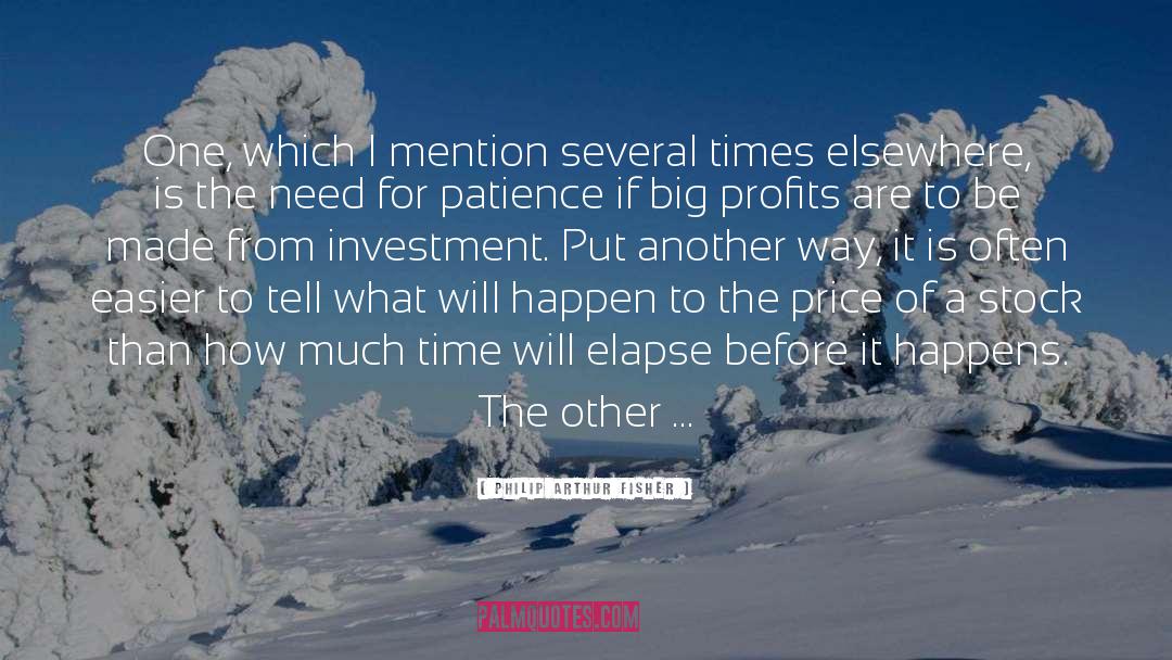 Coned Stock quotes by Philip Arthur Fisher