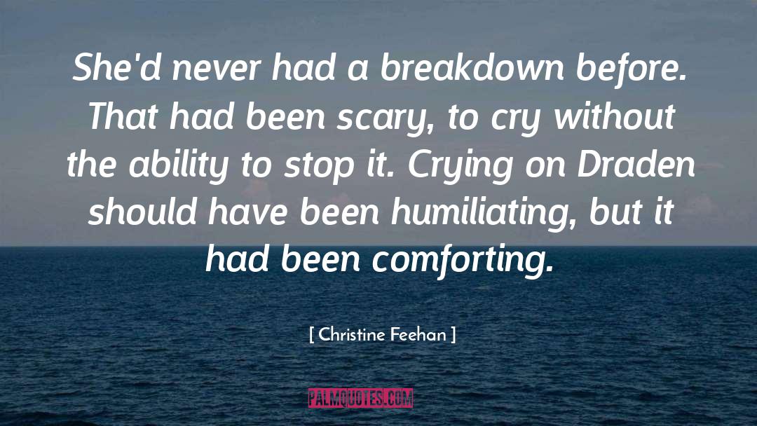 Conemporary Romance quotes by Christine Feehan