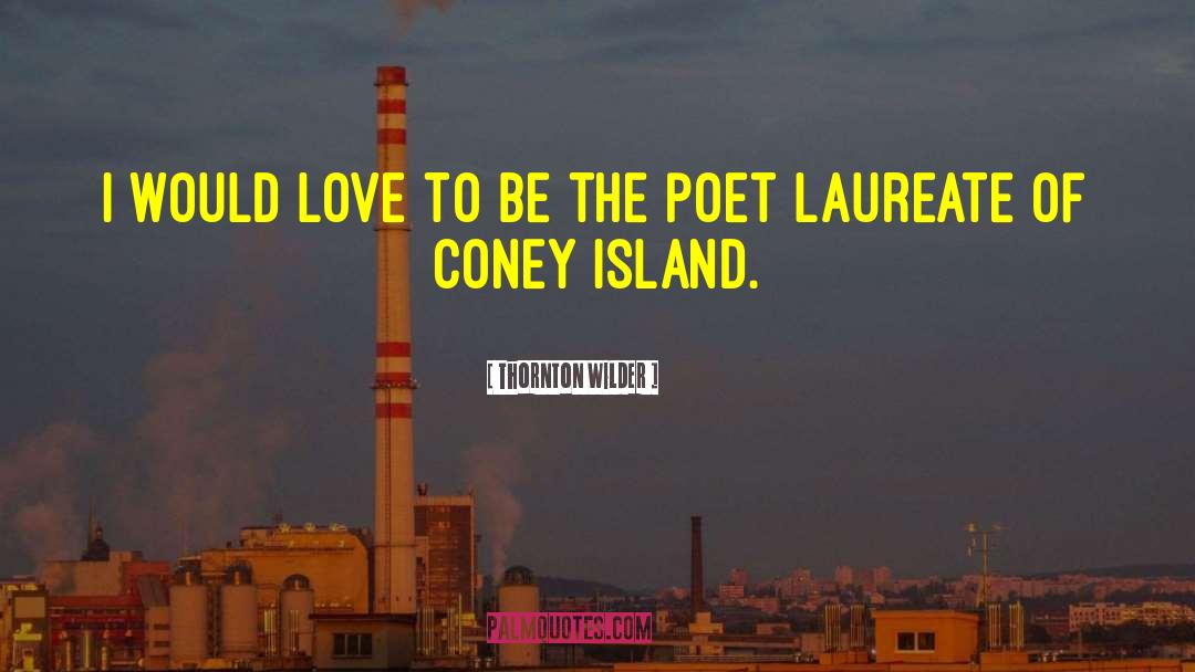 Coney Island quotes by Thornton Wilder