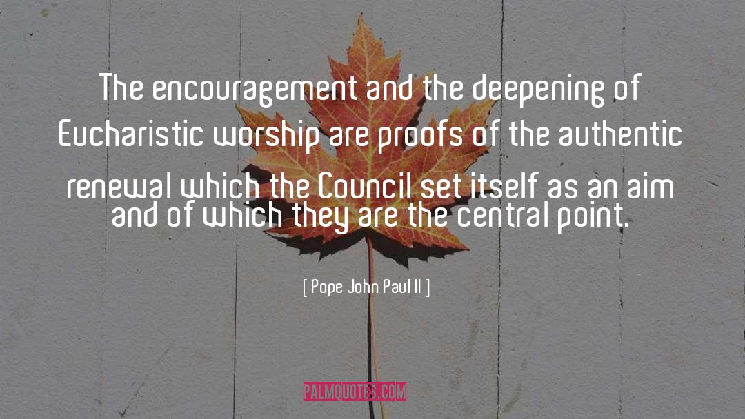 Confected Proofs quotes by Pope John Paul II