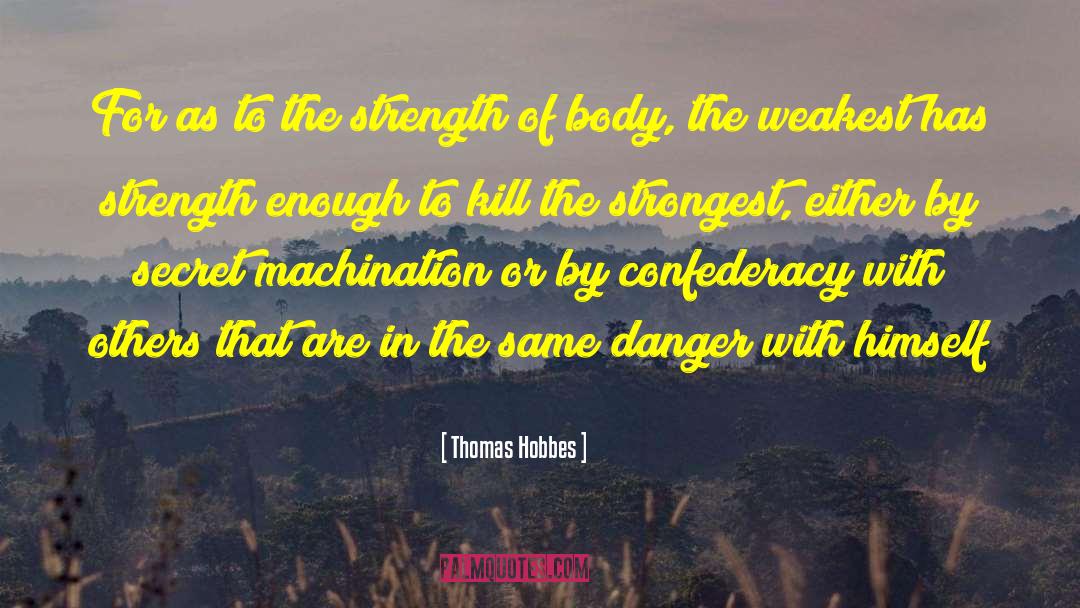 Confederacy quotes by Thomas Hobbes