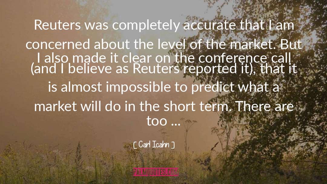 Conference Calls quotes by Carl Icahn