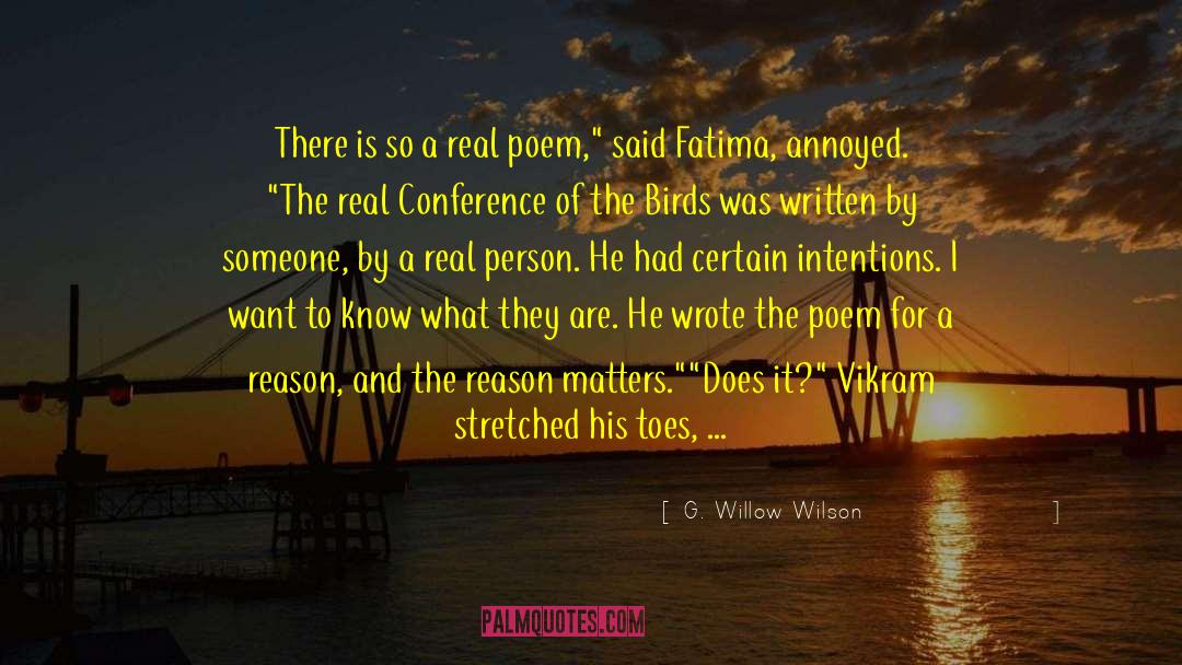 Conference quotes by G. Willow Wilson