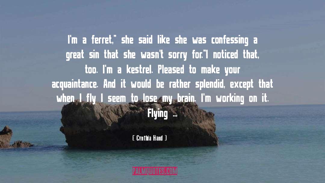 Confessing quotes by Cynthia Hand