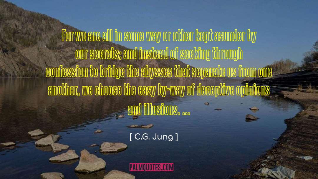 Confession quotes by C.G. Jung