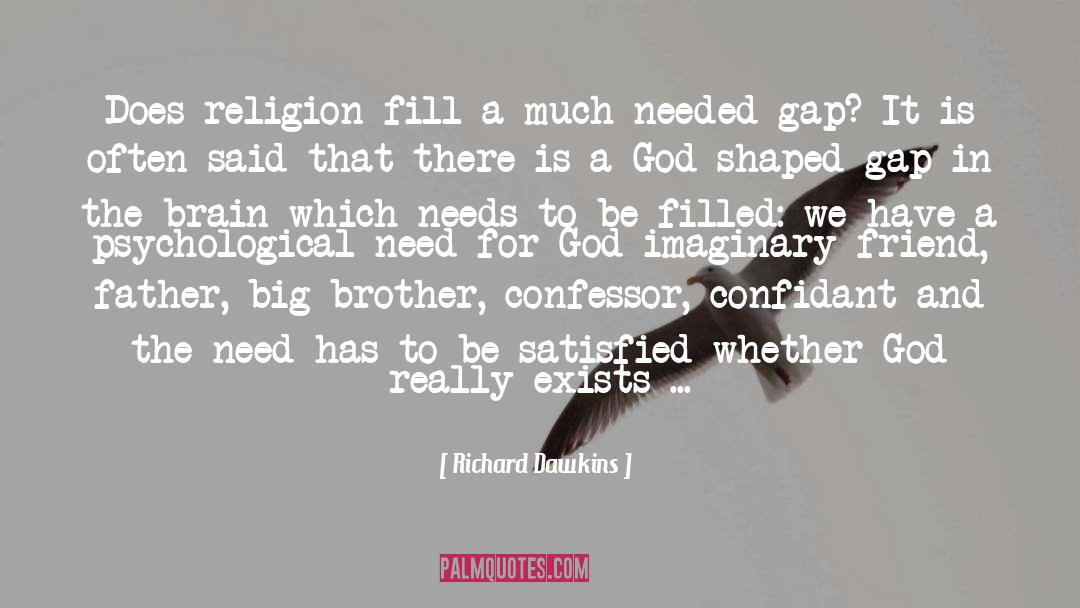 Confessor quotes by Richard Dawkins