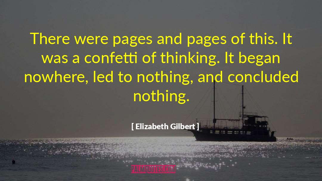 Confetti quotes by Elizabeth Gilbert