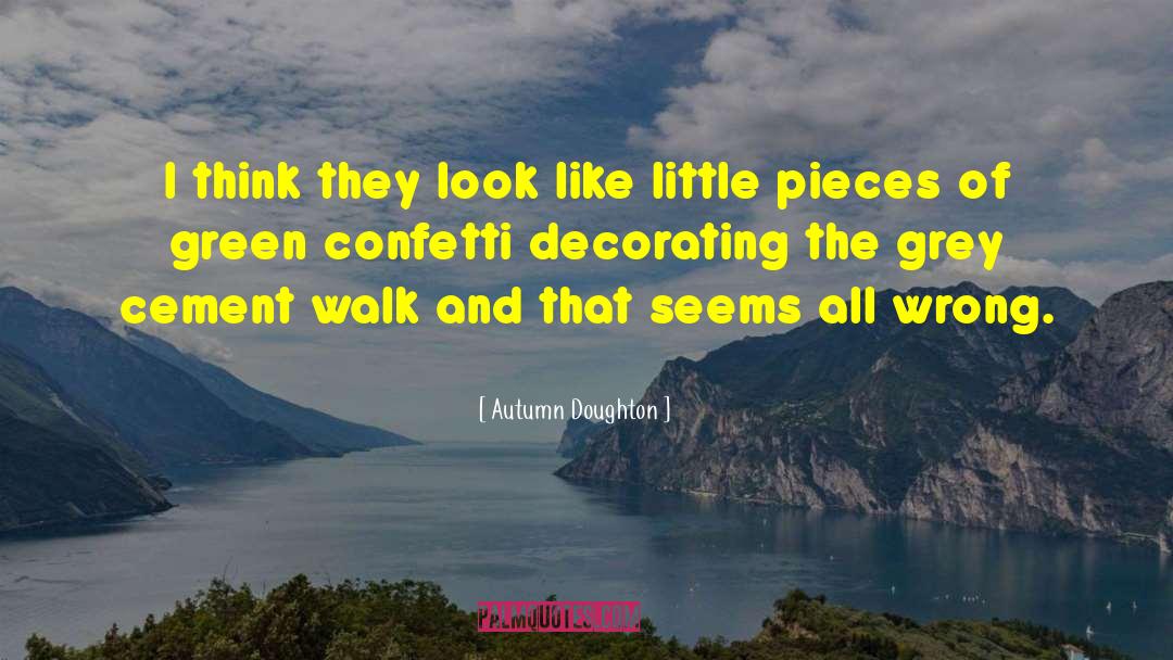Confetti quotes by Autumn Doughton