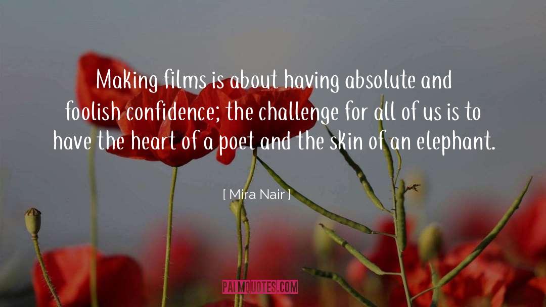 Confidence And Attitudedence quotes by Mira Nair