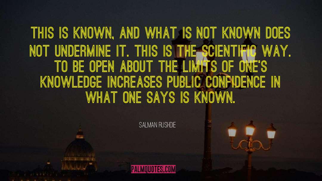 Confidence Boost quotes by Salman Rushdie