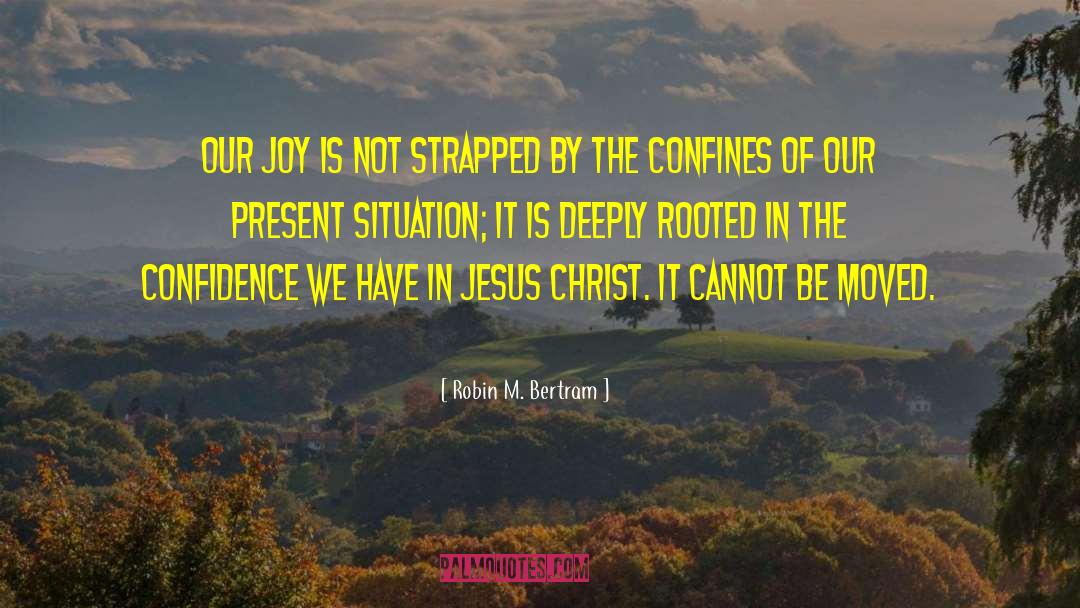 Confidence In Christ quotes by Robin M. Bertram
