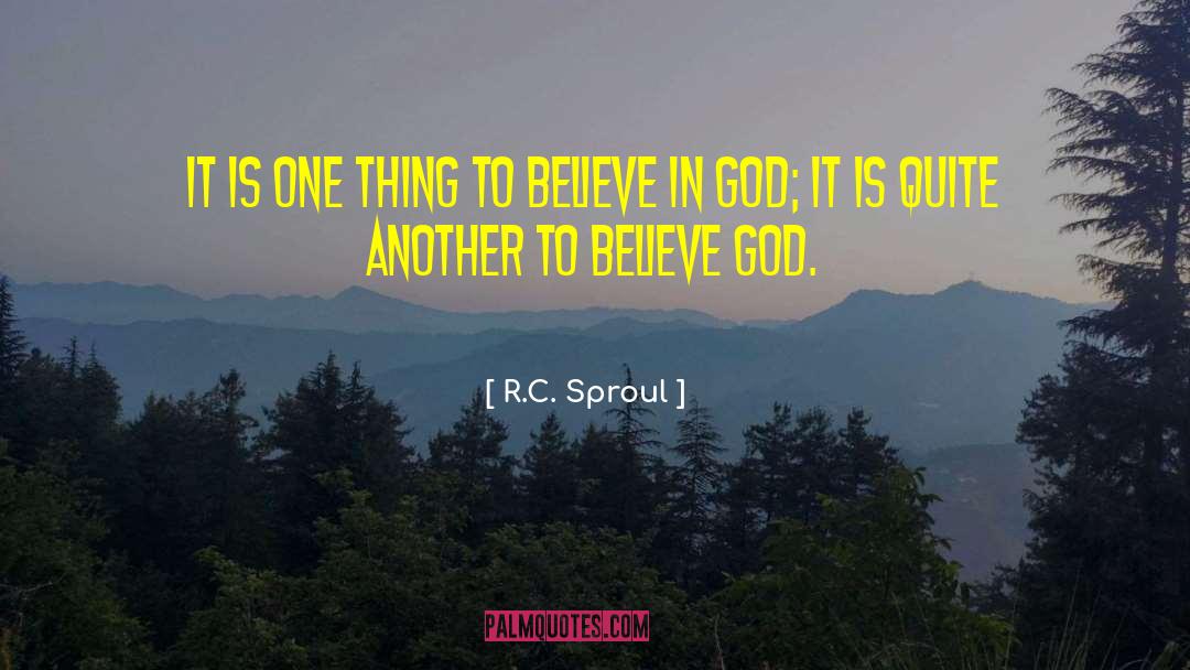 Confidence In God quotes by R.C. Sproul