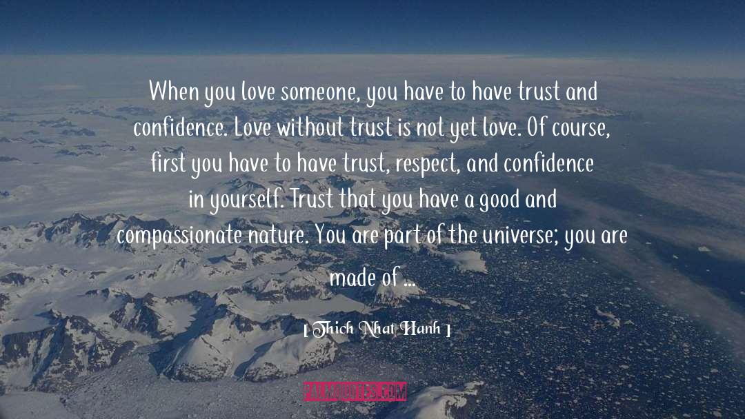 Confidence In Yourself quotes by Thich Nhat Hanh