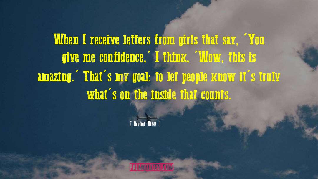 Confidence Thick Girl quotes by Amber Riley