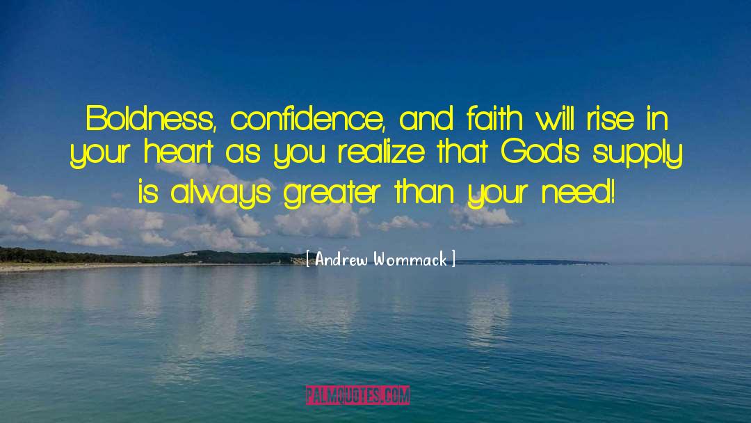 Confidence Will Bloom quotes by Andrew Wommack