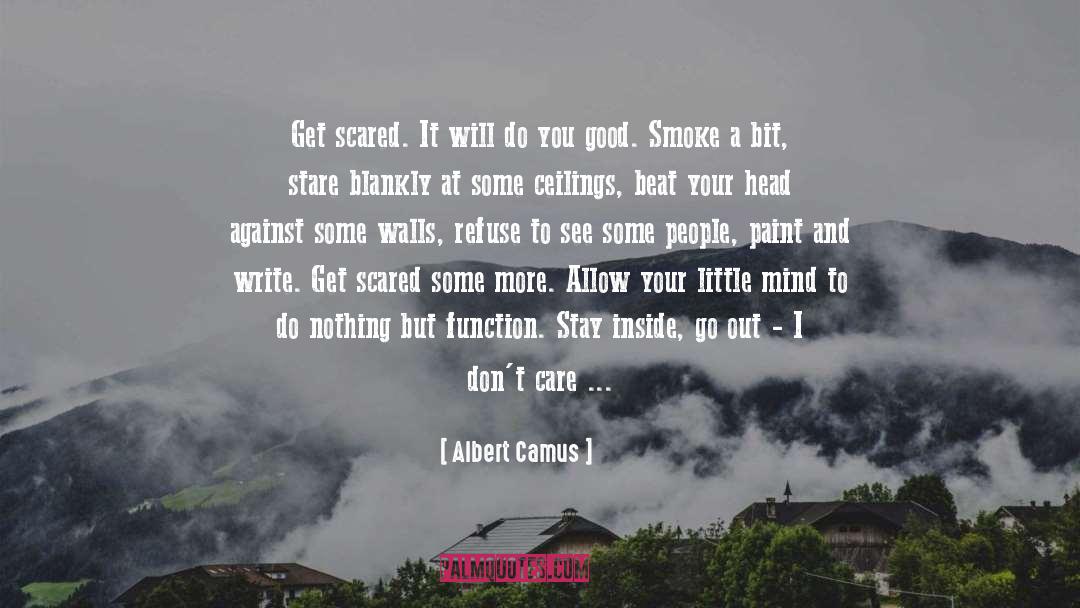 Confident People quotes by Albert Camus