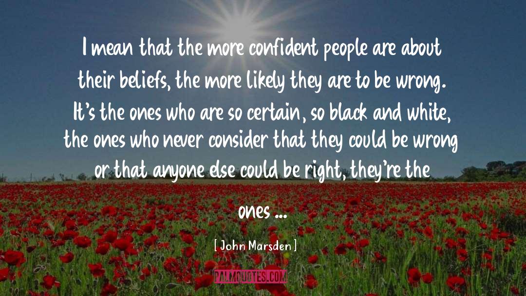 Confident People quotes by John Marsden